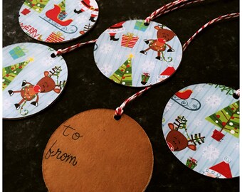 Christmas Gift Tag - Gift Tag - Holiday Gift Tag