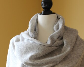 100% Pure Cashmere Meditation Travel Wrap Luxurious Shawl