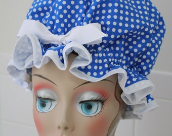 Shower Cap Waterproof Washable "Beach Bingo" Shower Cap