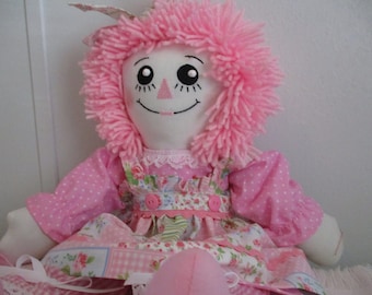 Handmade 20'' Raggedy Ann Doll