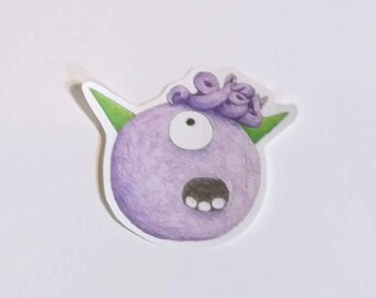 Timid Monster Sticker - Lilja