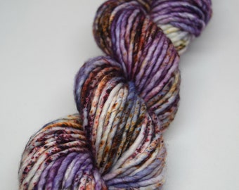 hand dyed yarn, hand painted yarn, handpainted yarn, superwash merino yarn, kettle dyed yarn, bulky, super bulky, speckled yarn, speckles