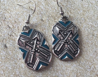 Southwest Jewelry, Southwest Earrings, Southwestern Jewelry, Southwestern Earrings, Jewelry For Women, Gift Ides