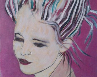 Painting. Acrylic on canvas. Dreams in color. Cobra Art Treasures.