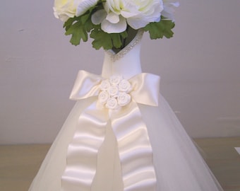 Bridal Shower decorations, Bridal Shower, Wedding Decorations, bridal shower flower vase, Wedding vase