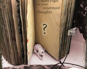 Blank Book of Shadows, Grimoire, Journal, Diary, Notebook, Sketchbook 208 pages