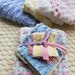 Vintage Chenille Fabric packs-Charm pack-Quilting fabric pack-Chenille fabric bundle-Plus Free Cut of fabric!