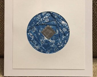 Winter snowflake card