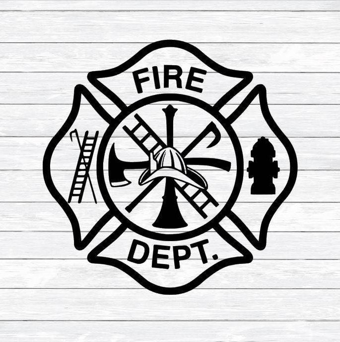 Download Maltese Cross Firefighter Svg Fireman Fire woman Svg Dxf