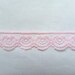 10 Yards of Pink Lace Trim/ 10 Yards of Pink Lace Ribbon (Approx. 2.2 cm/ 0.9")