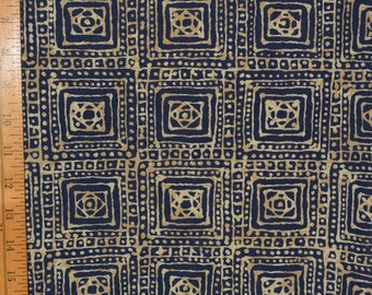Batik ethnic fabric Upholstery fabric vintage One Yard decorator fabric Tiki Geometric Tribal African decor furniture upholstery fabric