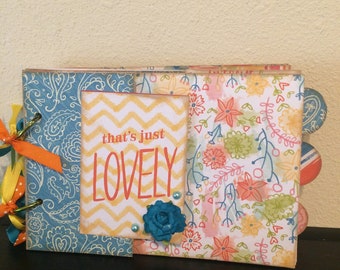Spring Fun Paper Bag Scrapbook