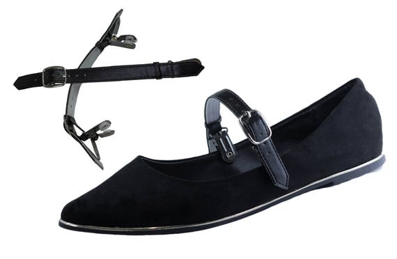 Double Clip Detachable Shoe Straps for Flats Heels and Wedges