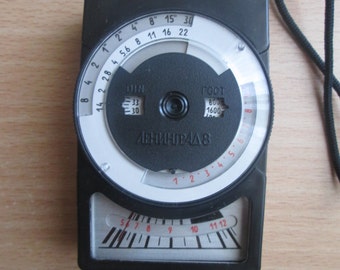 Photoelectric exposure meter Leningrad 8, 1991