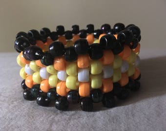 Small halloween kandi cuff braceley