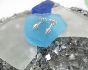 Silver Spike earrings- Sterling Silver*