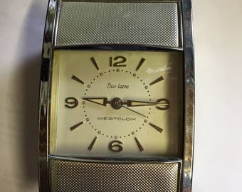 Vintage Westclox Duo-larm clock