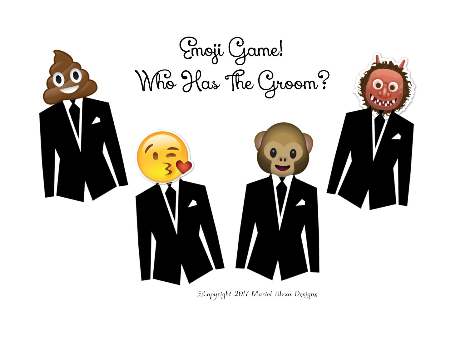 This is a photo of Punchy Who Has the Groom Printable It's just an image of Punchy Who Has the Groom Printable