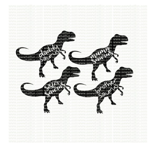 Download Family Dinosaur SVG cutting file vinyl file svg dinosaur