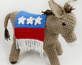 Patriotic Donkey Pattern PDF