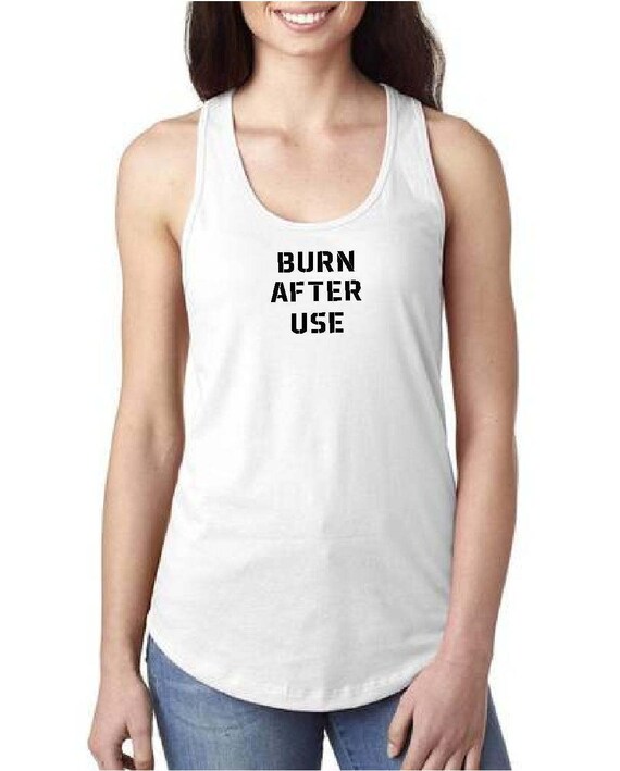 Harley Quinn BURN AFTER USE Ladies Tank