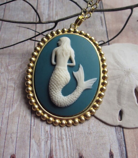 Mermaid Necklace Siren Jewelry Mythical Ocean Resort Fashion