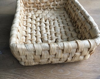 Rectangular Woven Basket Tray - Jungalow Style
