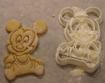 Mickey Mouse Cookie Cutter, Baby Mickey Fondant Cutter,Baby Shower Cookie Cutter, Party Supply,Birthday, Party,Children Party, Child Party