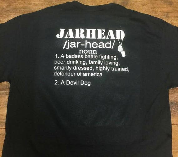 Jarhead Shirt Marine Corps Shirt Devil Dog