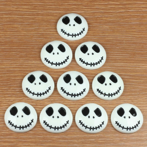 10pcs Nightmare before Christmas Jack Skellington Resin