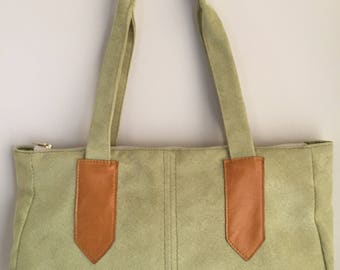 Plus size bag lime green