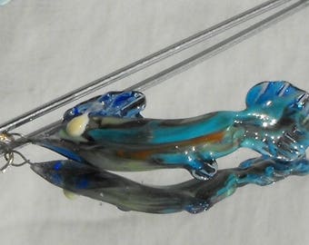 handspun hand PERL.0519 fish bead
