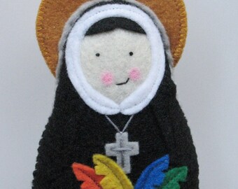 Saint Rose Philippine Duchesne Felt Saint Softie