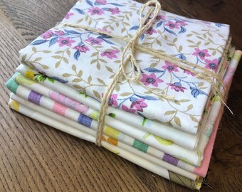 Re-claimed vintage sheet bundle.
