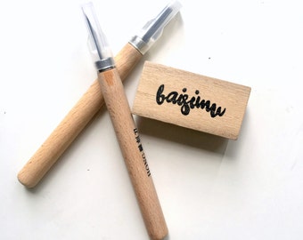 Make it yourself - Rubber stamp carving set for beginners/ rubber stamp kit/ handmade kit/ rubber stamp supplies/ stamp carving blocks/ DIY