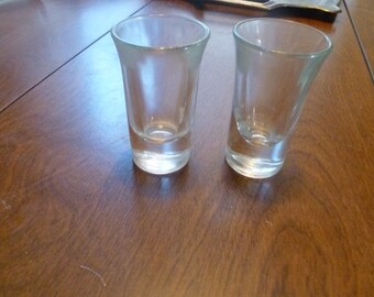 Two Vintage Shot Glasses