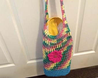 Crocheted Beach/Market Bag