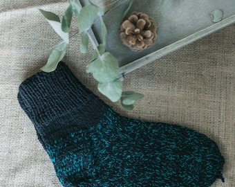Gorgeous Hand Knitted Socks 100 % Recycled Wool