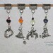 4pc European Halloween Witch Vampire Bat Merlin Large Hole Charm Set