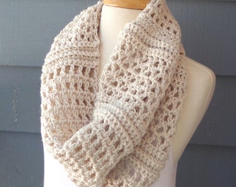 PATTERN C-080 / Crochet Pattern/ Clarice Cowl ... worsted 300 yards