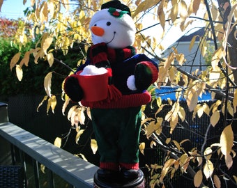Snowman - holiday - snowballs Decoration-