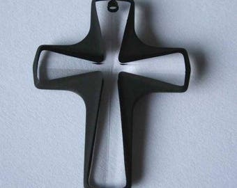 1 SWAROVSKI 6860 Cross Pendant COSMOSJET BLACK