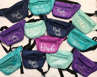 bride fanny pack, squad fanny pack, bridal fanny packs, bachelorette party, bachelorette accessories, party accessories