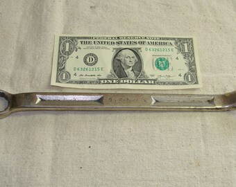 Vintage 1949 Snap On XV Series Box End Wrench, 3/4" - 7/8", XV2428
