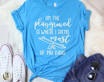 Teacher Shirts Playground, Teacher Team Squad Shirts, Teach Love Inspire, Teach Tops, Teacher Lesson Planning, Teacher Appreciation Day