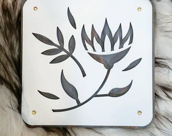 Mexican Flower Steel Art