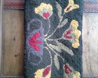 Cup of Blooms Primitive or Rug Punched E-Pattern