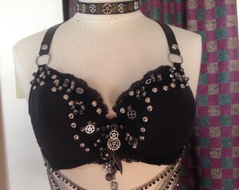 Steampunk, Tribal, Tribal fusion, Fantasy, bellydance bra