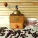 Rare Vintage Coffee Grinder Mill, Shabby Chic Vintage Kitchen Country Cottage Village Rustic Home Decor Decoration Ornament, Collectibles