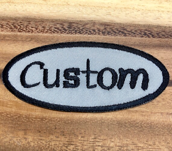 Custom Patch-Custom Name Patch-Bowling Shirt Patch 3.5 X 1.5